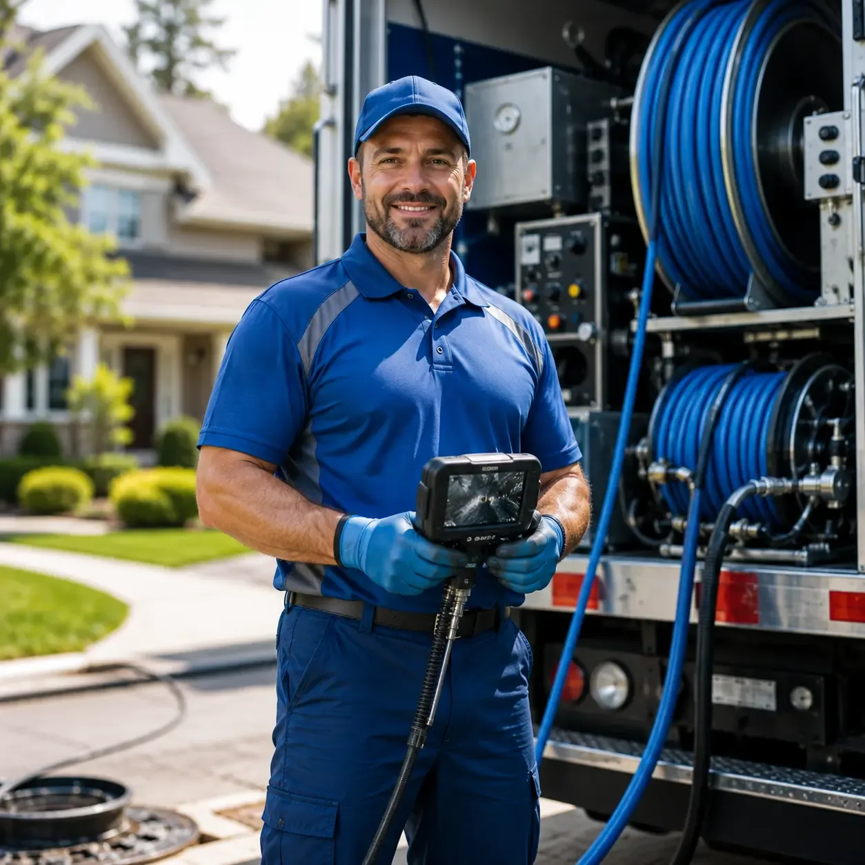 Local outdoor drain cleaning specialists in Rosenberg, TX